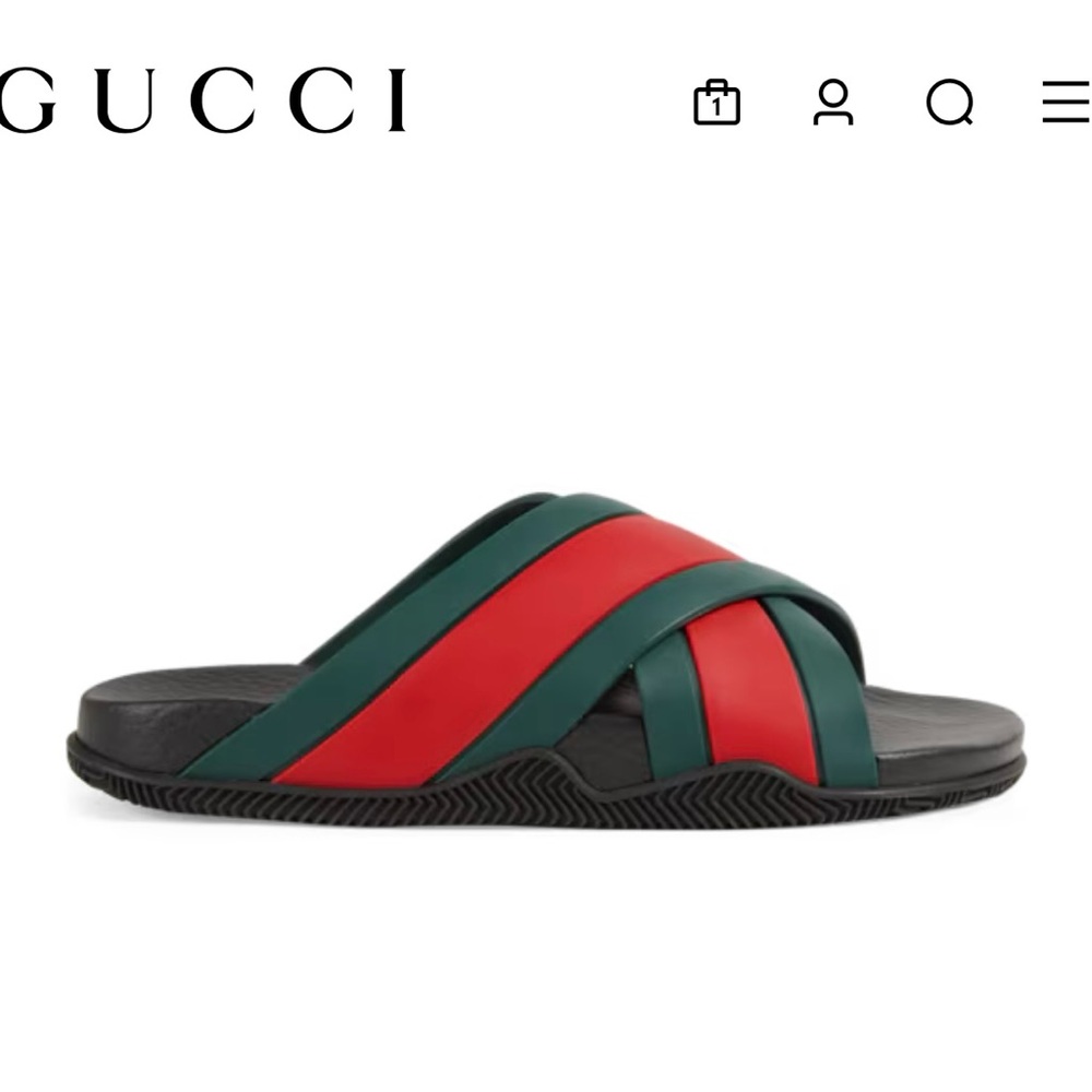 Gucci slides brand never worn size 9 women